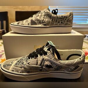 Vans Harry Potter Comfycush Era Daily Prophet Paper shoes size 7.5 men/9 women